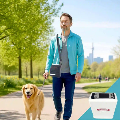 Buy 1.1KG Portable Oxygen Concentrator,RES 1-6l Adjustable Oxygen Generator,93% Purity Mini O2 Medical Oxygen Machine,Home Oxygen Therapy Machine