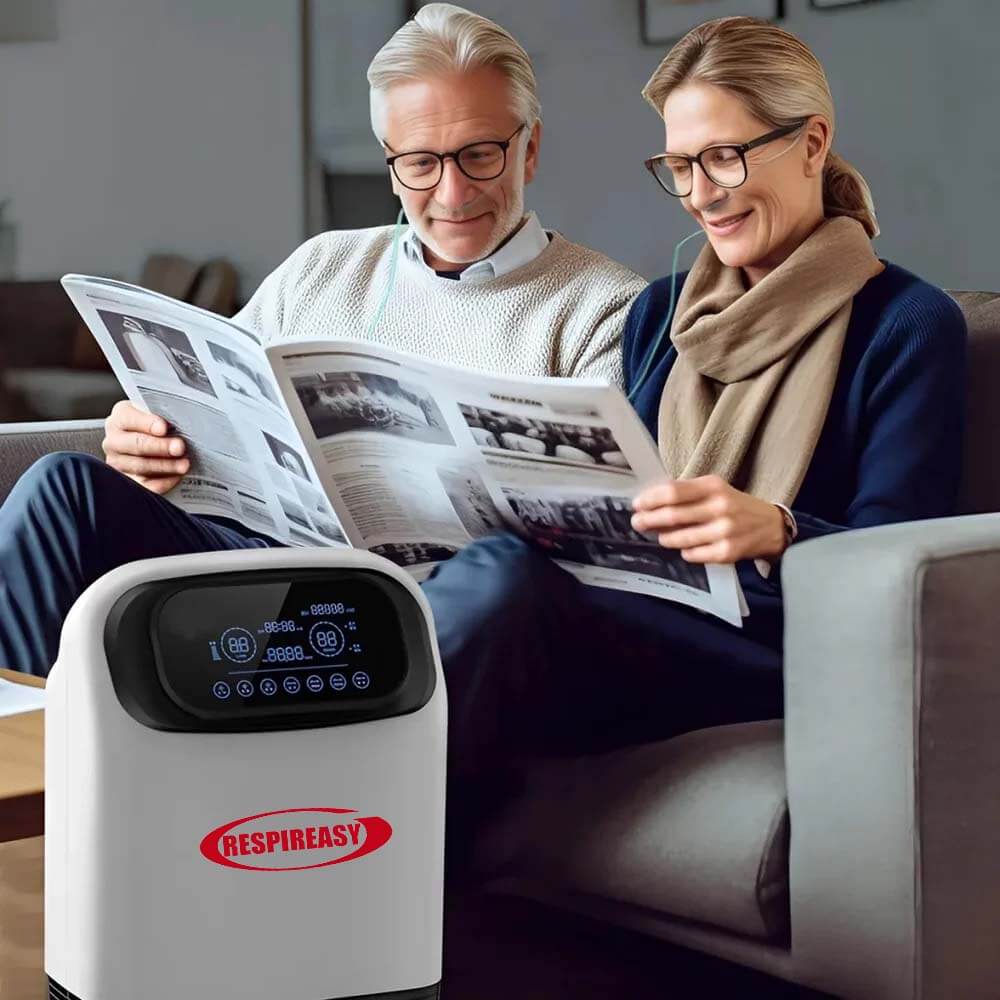 Powerful 9Liters Household Use Oxygen Concentrator Machine Portable 9L/min Continuous Oxygenerator Medical Oxygen Generator for Elderly Homecare