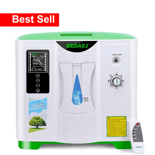 Buy High Quality 2L-9L Oxygen Concentrator DEDAKJ O2 Making Machine for Home 48Hours Home Oxygen Generator Continuous Flow Care O2 Machine
