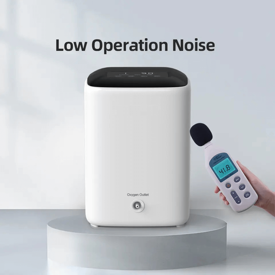 Home Medical Oxygen Generator Portable Oxygen Concentrator DEDAKJ DE-C1L 7 Liters 93% Oxygen Concentration Adjustable Oxygen Machine