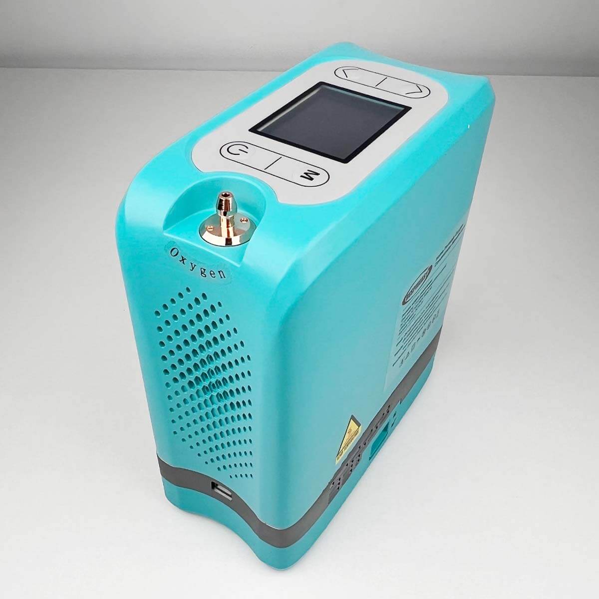Portable Home Oxygen Concentrator, 1-7L Adjustable Oxygen Generator, 93% High Purity, Travel O2 Machine, Includes Carrying Case and Backpack