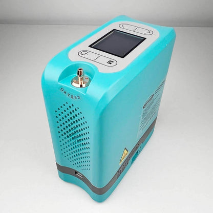 Portable Home Oxygen Concentrator, 1-7L Adjustable Oxygen Generator, 93% High Purity, Travel O2 Machine, Includes Carrying Case and Backpack