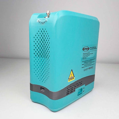 Portable Home Oxygen Concentrator, 1-7L Adjustable Oxygen Generator, 93% High Purity, Travel O2 Machine, Includes Carrying Case and Backpack