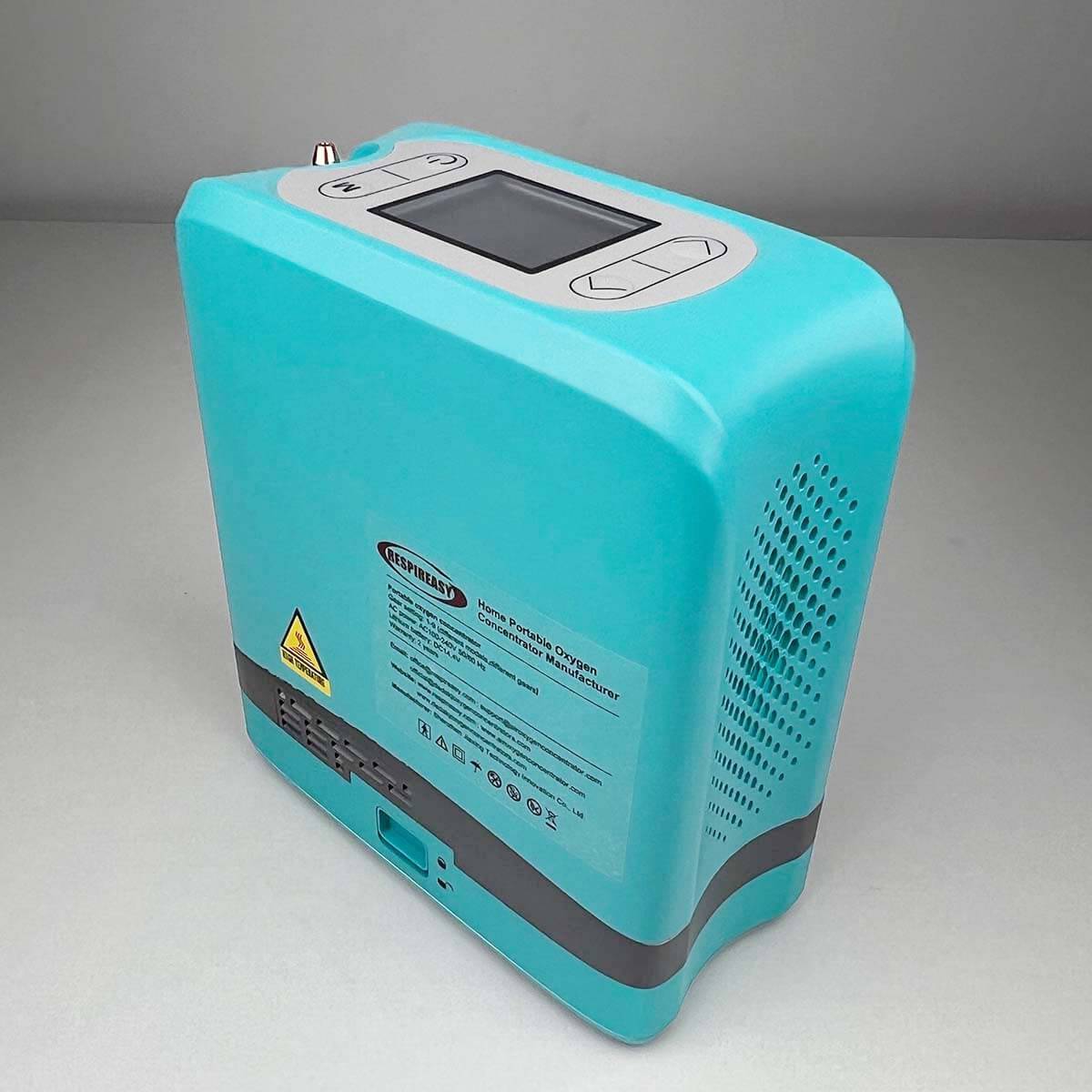 Portable Home Oxygen Concentrator, 1-7L Adjustable Oxygen Generator, 93% High Purity, Travel O2 Machine, Includes Carrying Case and Backpack