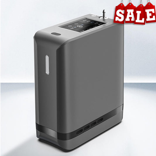 New Powerful Oxygen Concentrator Portable Oxygen Generator 1-9 Liters Adjustable O2 Machine Low Noise With Humidification Water Tank DEDAKJ