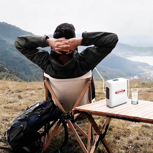 Viaje Concentrador de oxígeno portátil Home POC Generador de oxígeno Dedakj O2 Manual de revisión Máquina