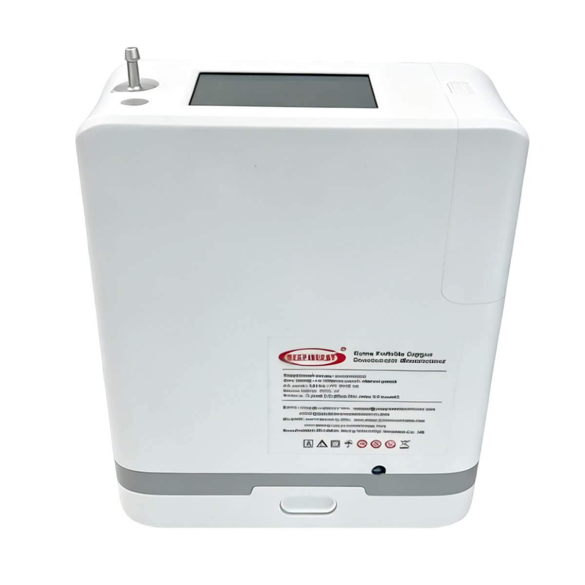 Nuevo potente concentrador de oxígeno Generador de oxígeno portátil 1-9 litros Máquina O2 Ajustable Bajo ruido con humidificación Tanque de agua Dedakj