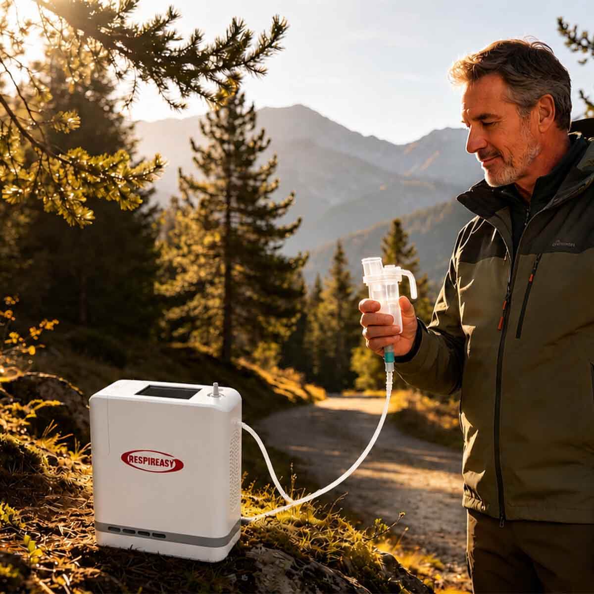 Nuevo potente concentrador de oxígeno Generador de oxígeno portátil 1-9 litros Máquina O2 Ajustable Bajo ruido con humidificación Tanque de agua Dedakj