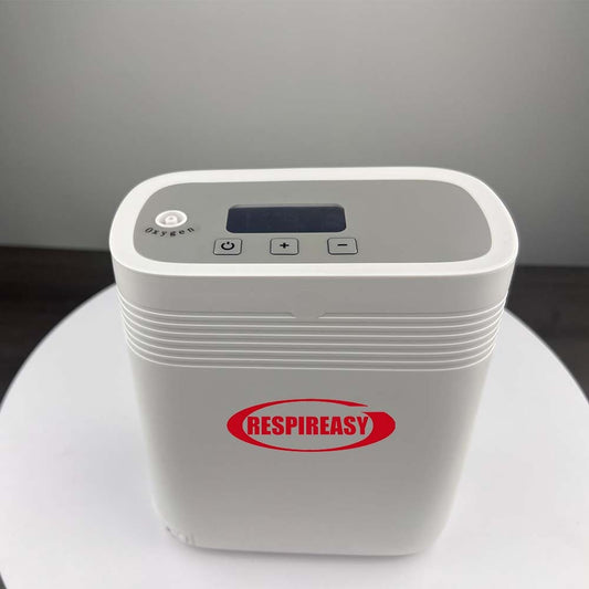Concentrador de oxígeno de flujo continuo de 5 l/min, máquina recargable (2025), generador portátil para producir O2, ideal para viajes en avión y coche. 