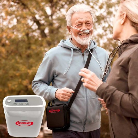 Concentrador de oxígeno portátil para uso doméstico, de 5 litros, con batería, para viaje, 2025