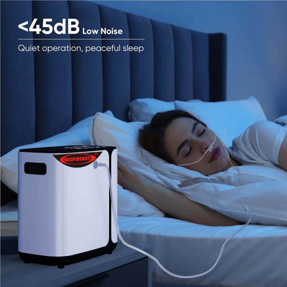 Oxygen Concentrator Machine for Home/Trave Adjustable 1-8 Liter Portable Oxygen Generator Continuous Flow Oxygen Generator Oxygen Machine Complete Accessories&Low Noise
