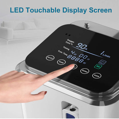 2026 New Home Use PSA Portable 9LPM Continuous Flow Oxygen Generator Machine High Purity 1-9Liter Oxygene Concentrator with Nebulizer Low Price1-9Liter Oxygene Concentrator with Nebulizer Low Price