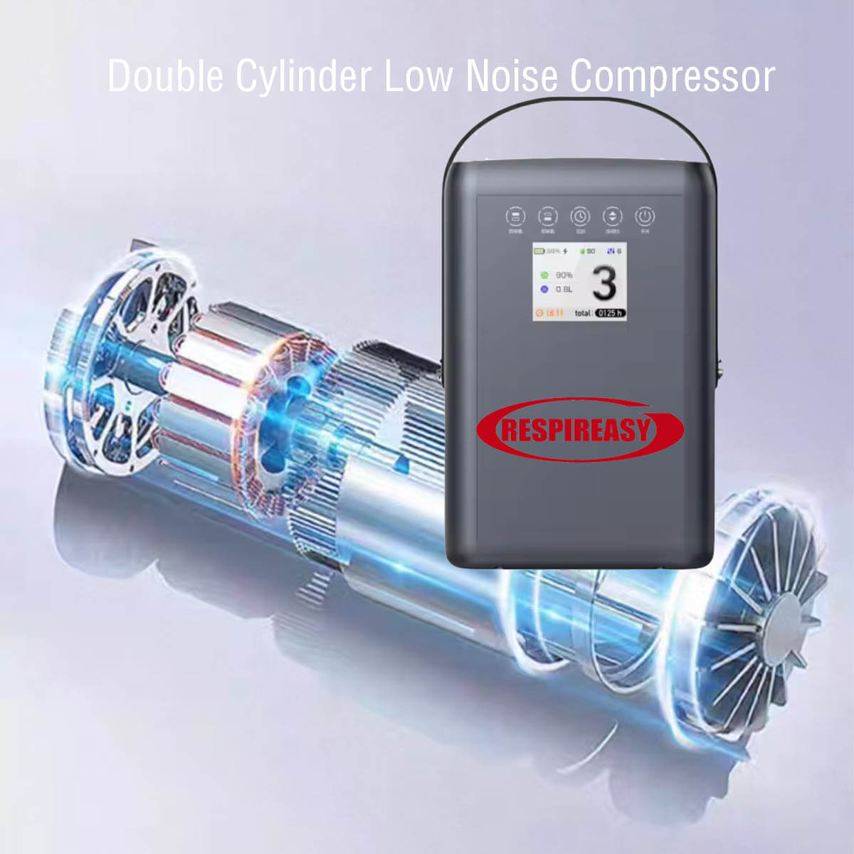 Low Price RespirEasy Buy Home Portable Car Oxygen Concentrator  DEDAKJ Continuous Flow Oxygen Generator 1-9L Adjustable Oxygen Machine Oxygen Concentration 93% RE-9
