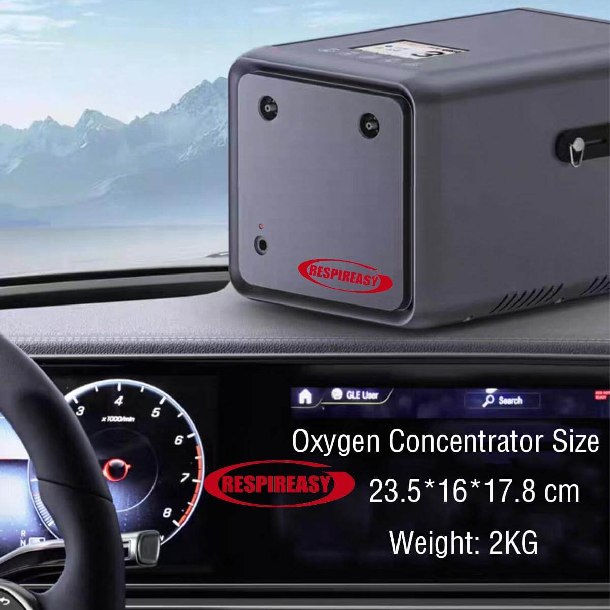 Low Price RespirEasy Buy Home Portable Car Oxygen Concentrator  DEDAKJ Continuous Flow Oxygen Generator 1-9L Adjustable Oxygen Machine Oxygen Concentration 93% RE-9