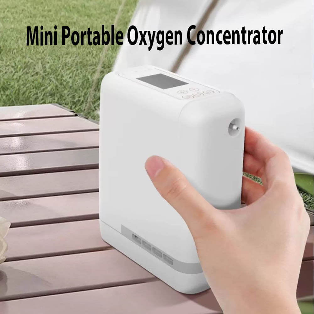 2025 Home portable oxygen concentrator KPA 1-7 LPM O2 93% oxygen concentration adjustable oxygen generator oxygen machine with lithium battery