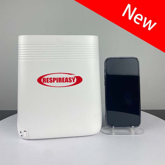 RespirEasy New Portable 5ltr Continuous Flow Machine Oxygen Concentrator and Home Concentrator for Airplane Traveling